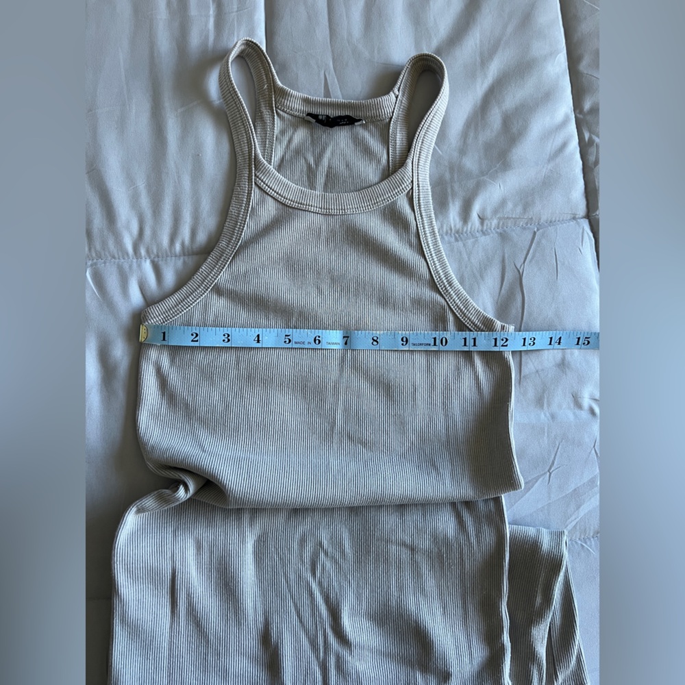 ASOS Pull & Bear Ribbed High Neck Dress - Picture 3 of 5